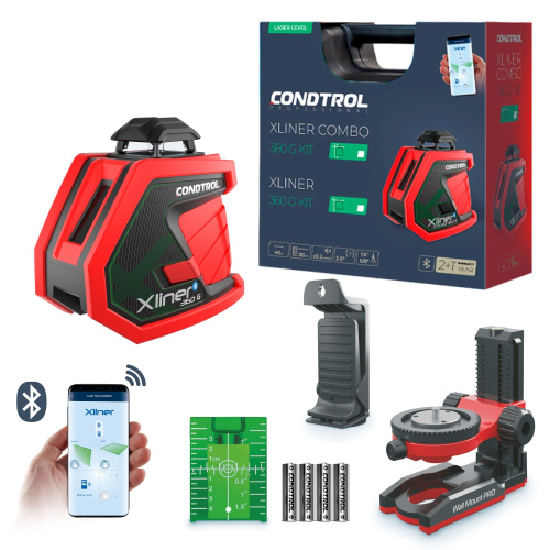 Лазерный нивелир CONDTROL Xliner 360G Kit